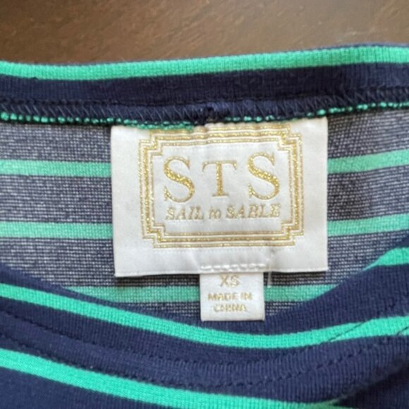 Sail to Sable Knit Jersey Sheath Shirt Dress XS - Picture 6 of 7